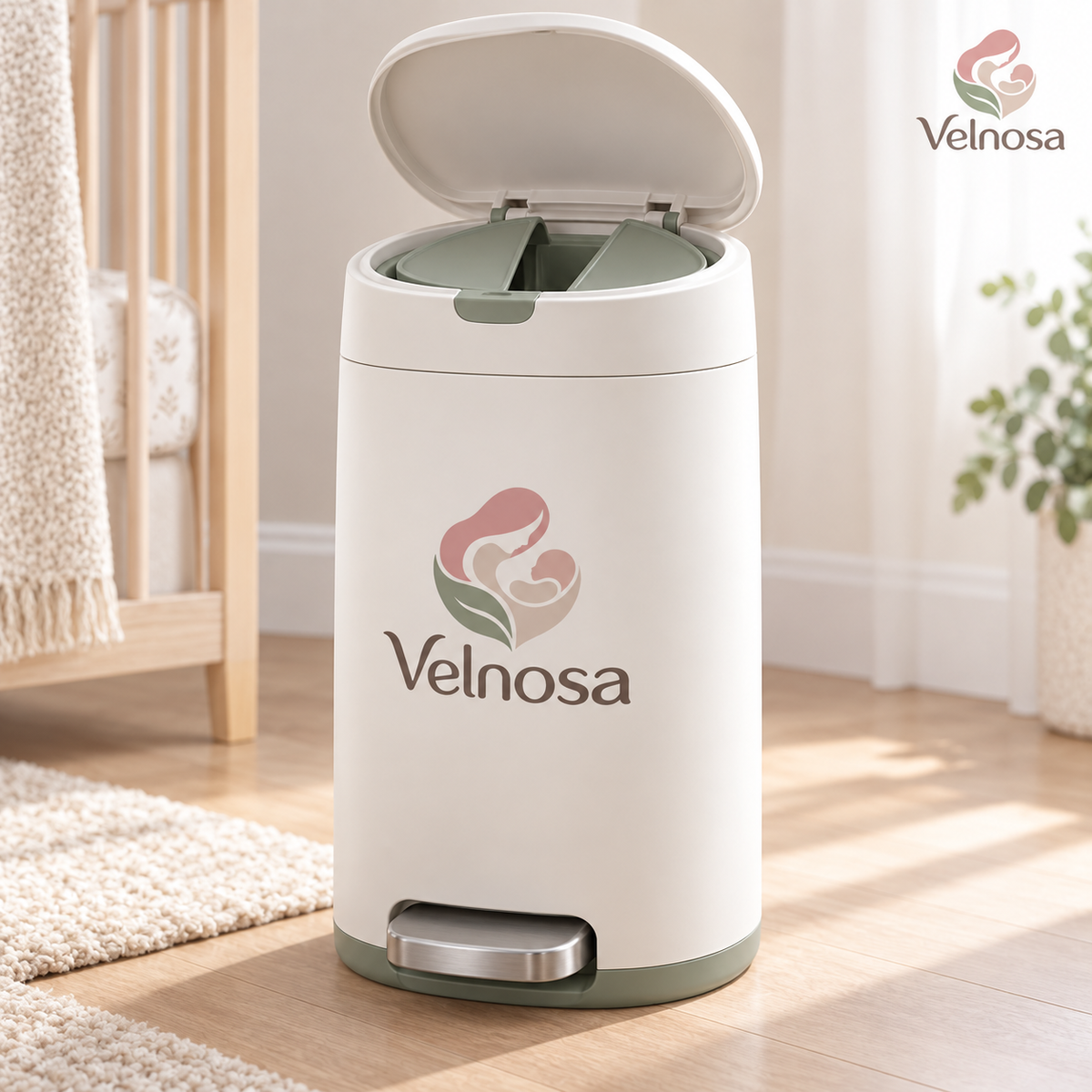 Velnosa™ FootSeal Diaper Pail