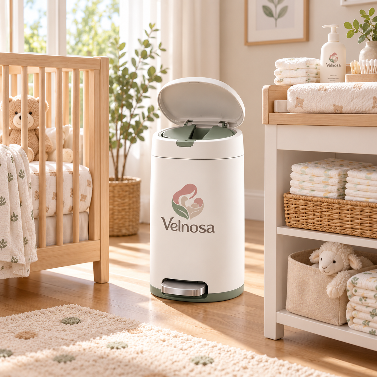 Velnosa™ FootSeal Diaper Pail