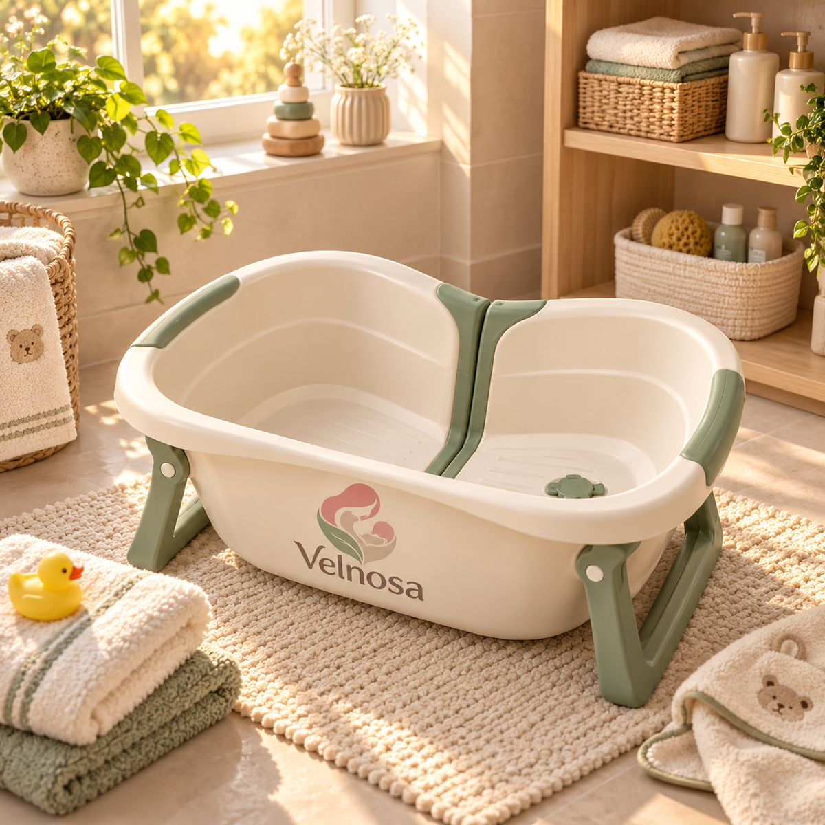 Velnosa™ ButterflyFold Bath Tub