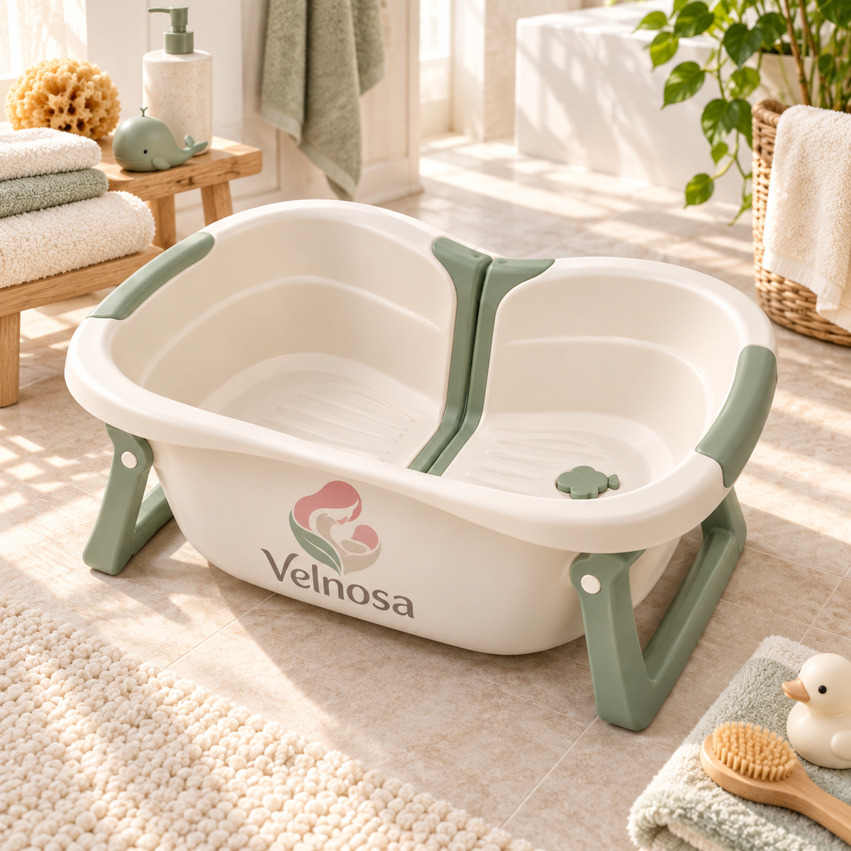 Velnosa™ ButterflyFold Bath Tub